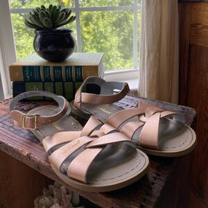 Salt Water Sandals by Hoy Rose Gold